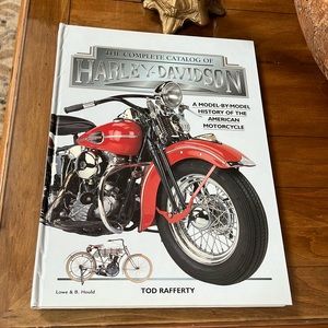 Vintage Harley Davidson hardcover coffee, table book